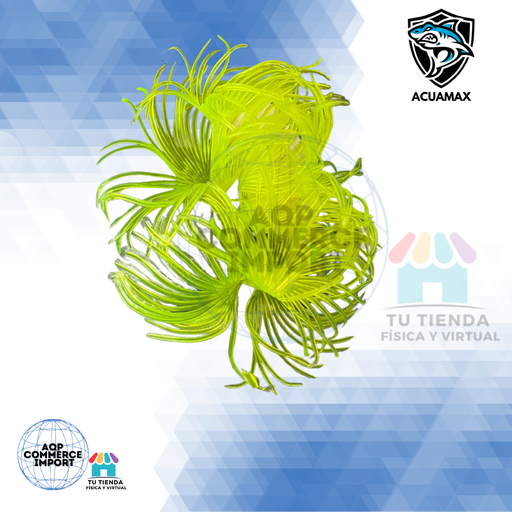 PLANTA ADORNO DE PECERA FOSFORESCENTE MI 121 EN CAJA PLÁSTICA