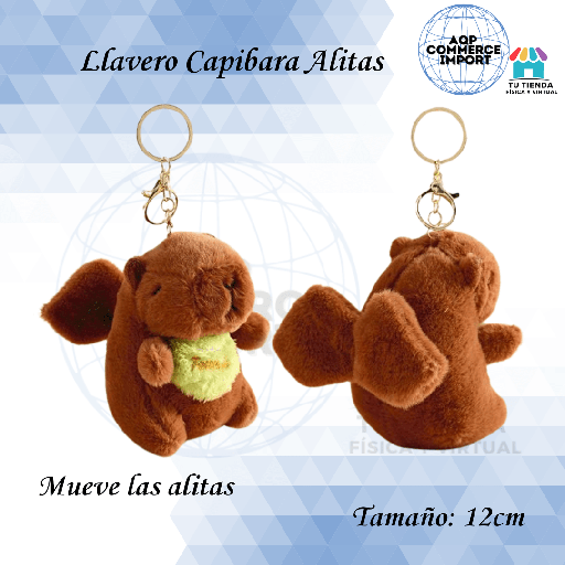 LLAVERO CAPIBARA ALITAS