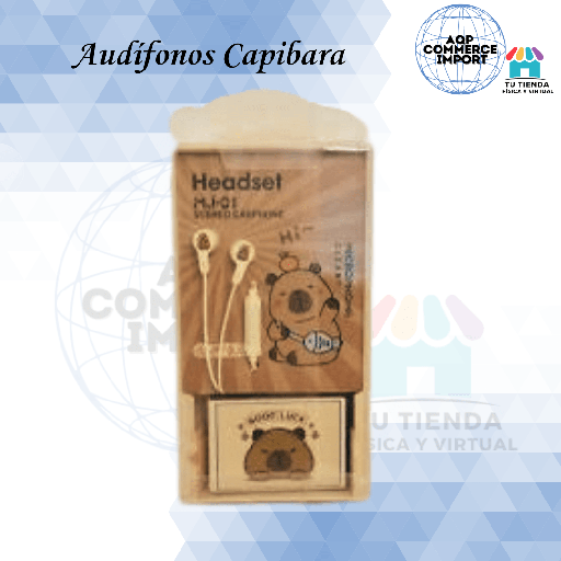 AUDÍFONOS CAPIBARA