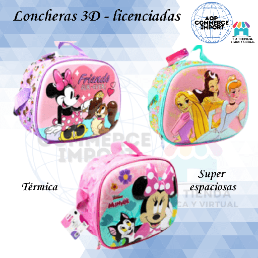 LONCHERA 3D LICENCIADA - VULCANIZADA