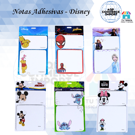 NOTAS ADHESIVAS - DISNEY