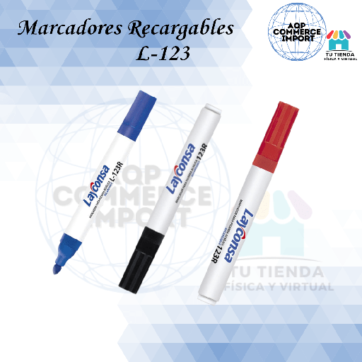 MARCADORES RECARGABLES L-123 LAYCONSA