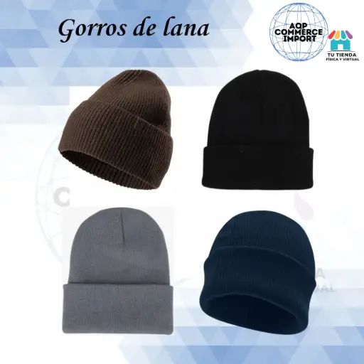 GORRO DE LANA: BEANIE