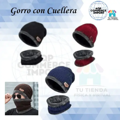 GORRO CON CUELLERA