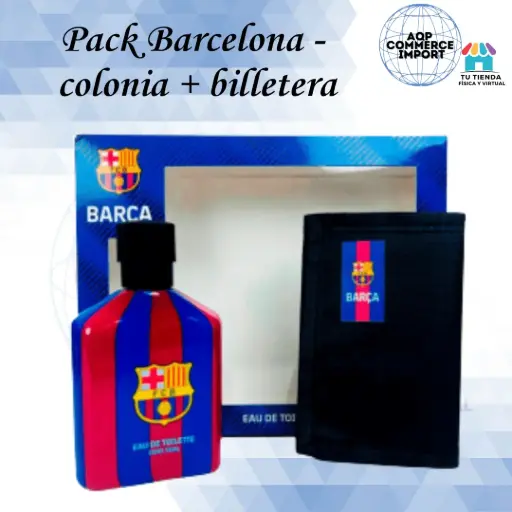 PACK BARCELONA - COLONIA + BILLETERA