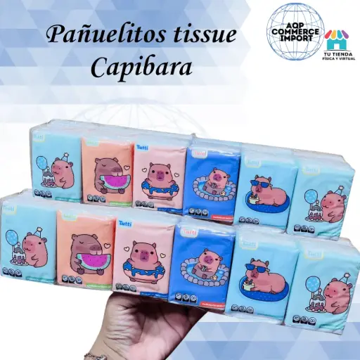 PAÑUELITOS TISSUE CAPIBARA