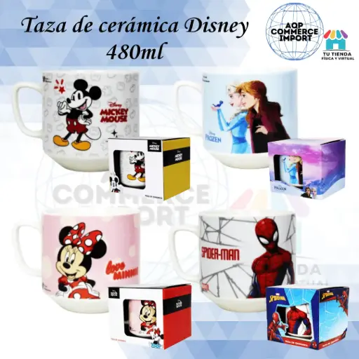 TAZA DE CERÁMICA DISNEY 480ML