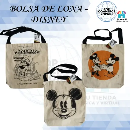 BOLSA DE LONA - DISNEY