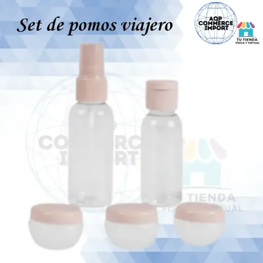 SET DE POMOS VIAJERO