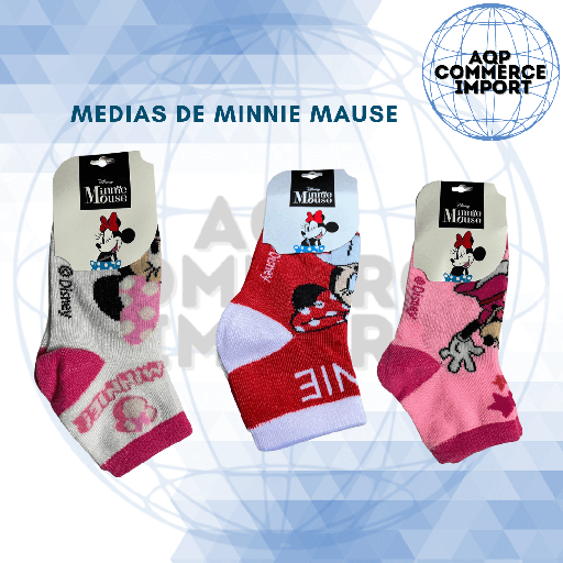 MEDIAS MINNIE MOUSE TALLA 2-4