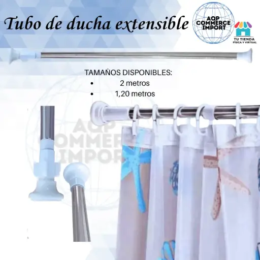 TUBO DE DUCHA EXTENSIBLE - 1.20mtrs
