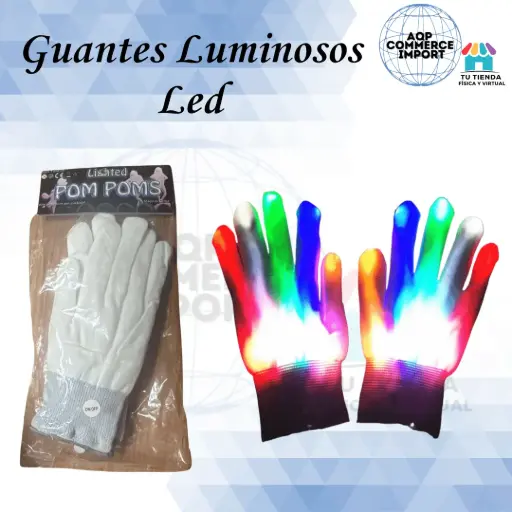GUANTES LUMINOSOS LED