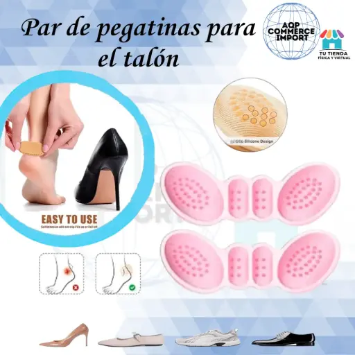PAR DE PEGATINAS PARA EL TALÓN