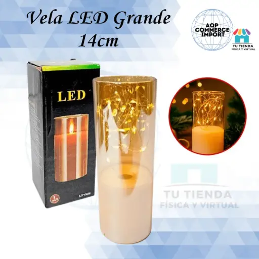 VELA LED GRANDE 14CM