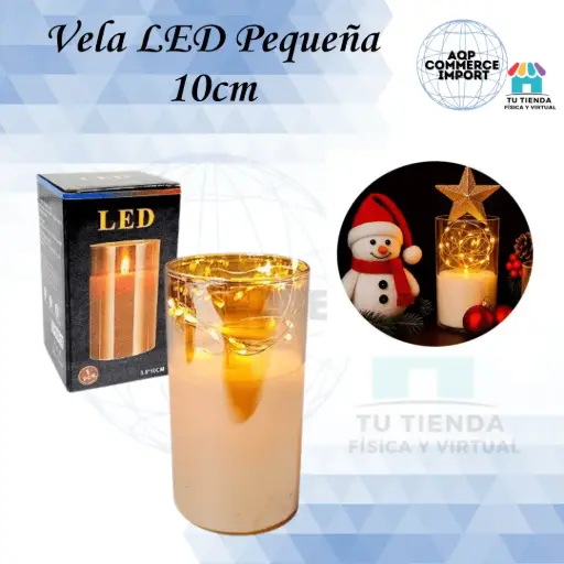 VELA LED PEQUEÑA 10CM