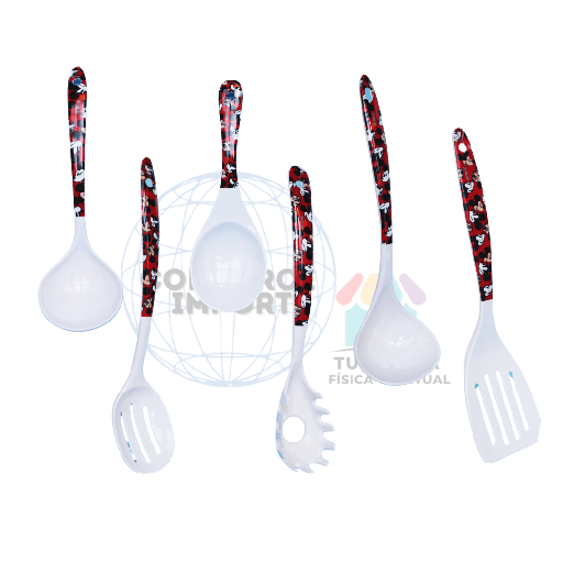 SET DE UTENSILIOS - 6 UNDS