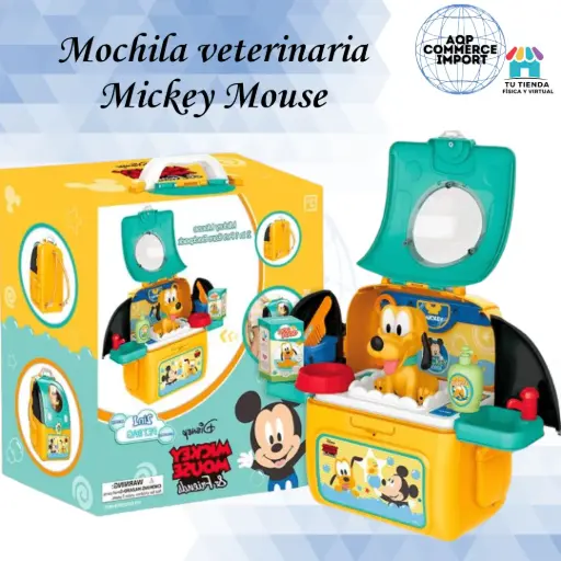 MOCHILA VETERINARIA MICKEY MOUSE
