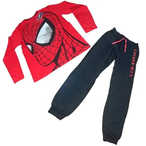 PIJAMA SPIDERMAN ROJO -ARVAL