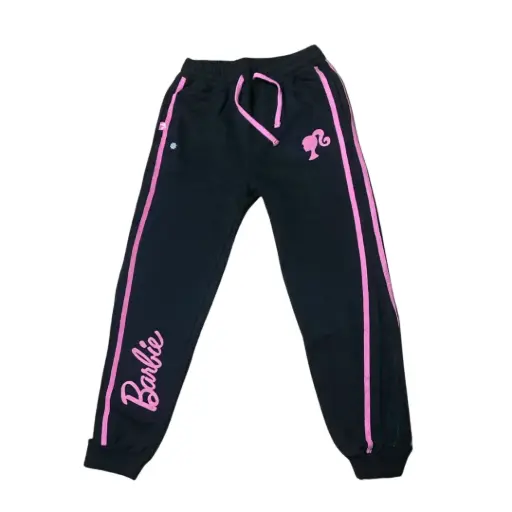 JOGGER NEGRO/ROSADO BARBIE - ARVAL