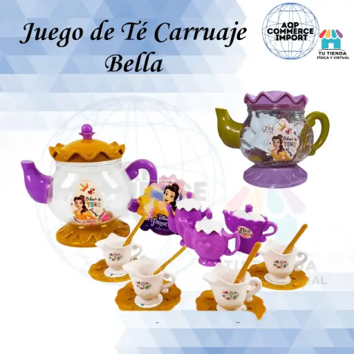 JUEGO DE TE CARRUAJE BELLA