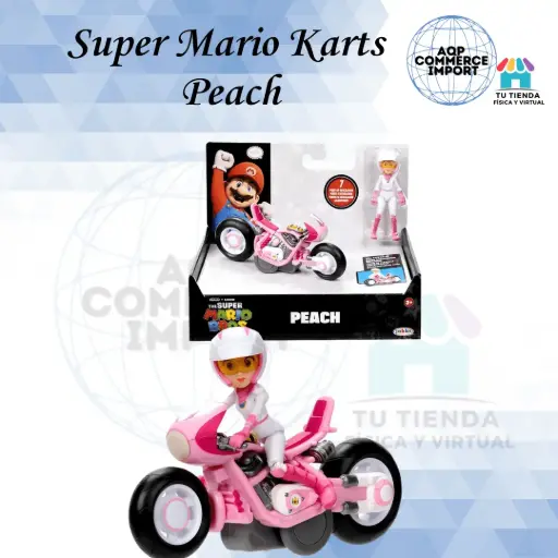 SUPER MARIO KART 2,5" - PEACH