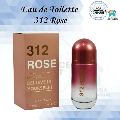 EAU DE TOILETTE - 312 ROSE - PERFUME