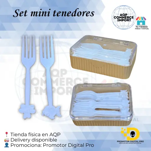 SET MINI TENEDORES