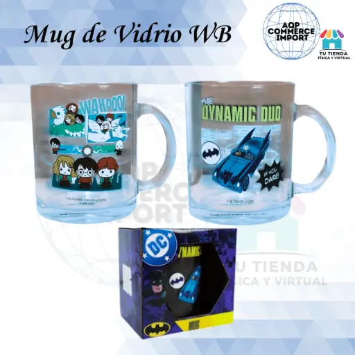 MUG DE VIDRIO WB