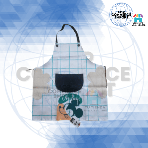 MANDIL DELANTAL PARA COCINA DISNEY