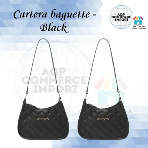 CARTERA BAGUETTE - BLACK