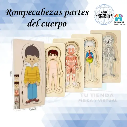 ROMPECABEZAS PARTE DEL CUERPO