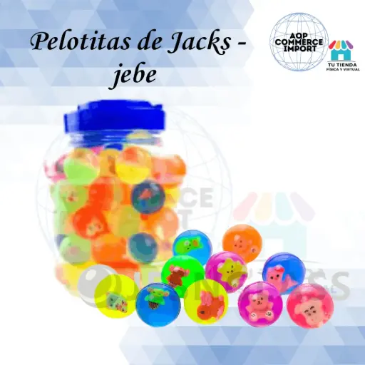 PELOTITAS DE JACKS - JEBE
