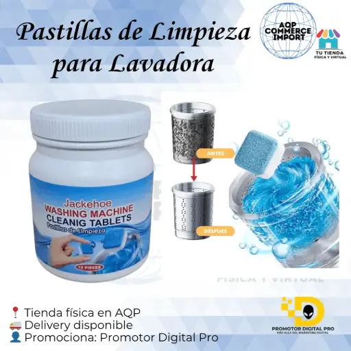 PASTILLAS DE LIMPIEZA PARA LAVADORA