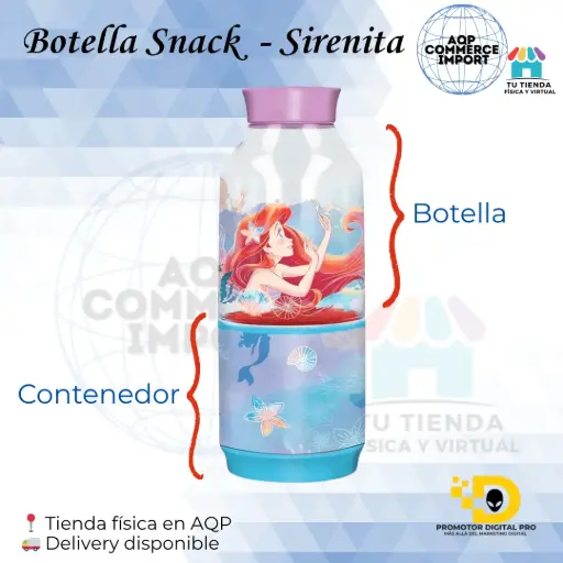 BOTELLA SNACK SIRENITA