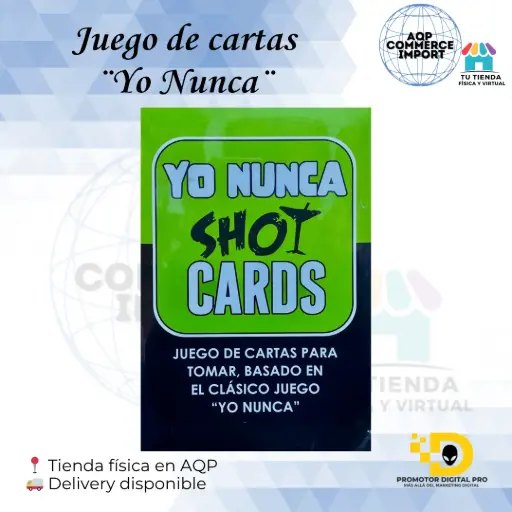 JUEGO DE CARTAS YO NUNCA