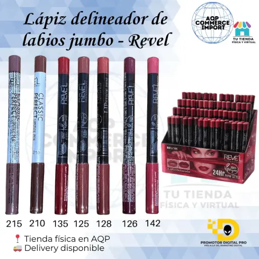LÁPIZ DELINEADOR DE LABIOS JUMBO - REVEL