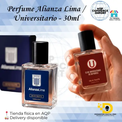 PERFUME ALIANZA LIMA / UNIVERSITARIO 30ML