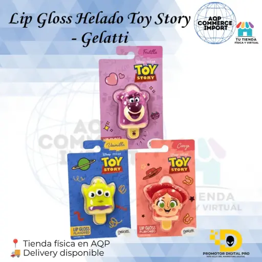 LIP GLOSS HELADO TOY STORY - GELATTI