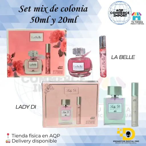 SET MIX DE COLONIA - 50ML Y 20ML
