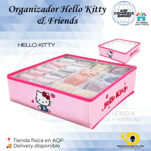 ORGANIZADOR HELLO KITTY & FRIENDS