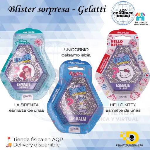 BLISTER SORPRESA - GELATTI