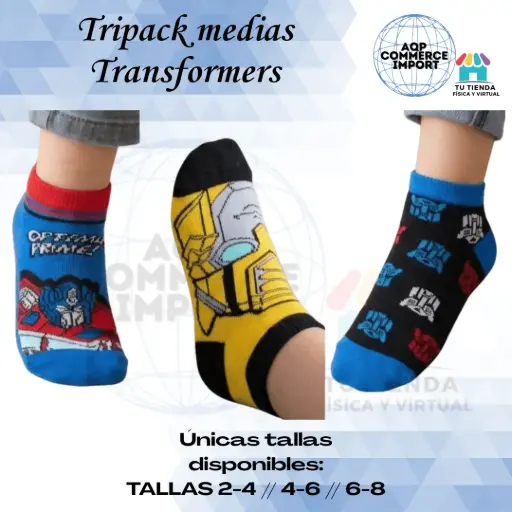 TRIPACK MEDIAS TRANSFORMERS