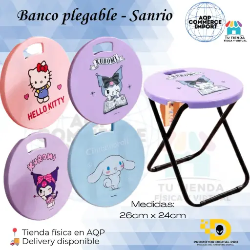 BANCO PLEGABLE - SANRIO