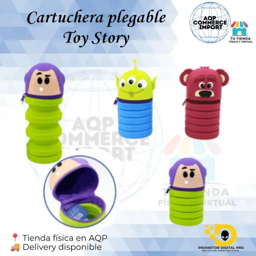 CARTUCHERA PLEGABLE TOY STORY