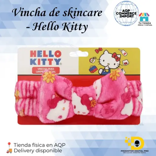 VINCHA DE SKINCARE - HELLO KITTY