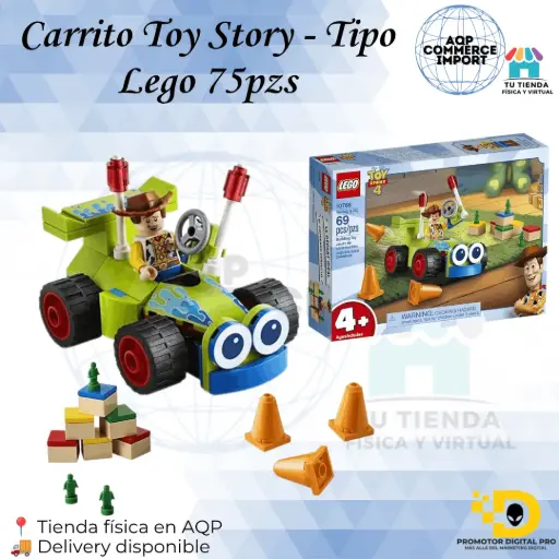 CARRITO TOY STORY - TIPO LEGO 75PZS