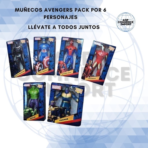 MUÑECOS MARVEL AVENGERS - LICENCIADOS