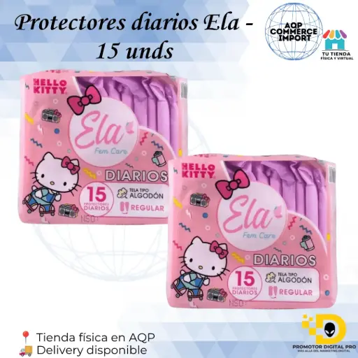 PROTECTORES DIARIOS ELA (15UNDS)